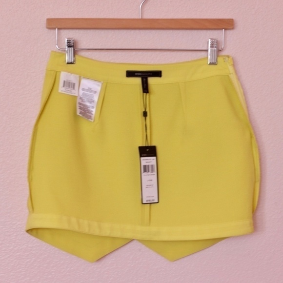 BCBGMAXAZIA INGRID A-LINE MINI SKIRT - Picture 6 of 7